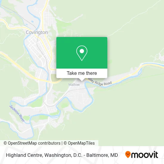 Highland Centre map