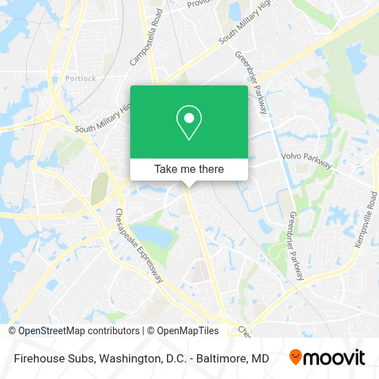 Firehouse Subs map