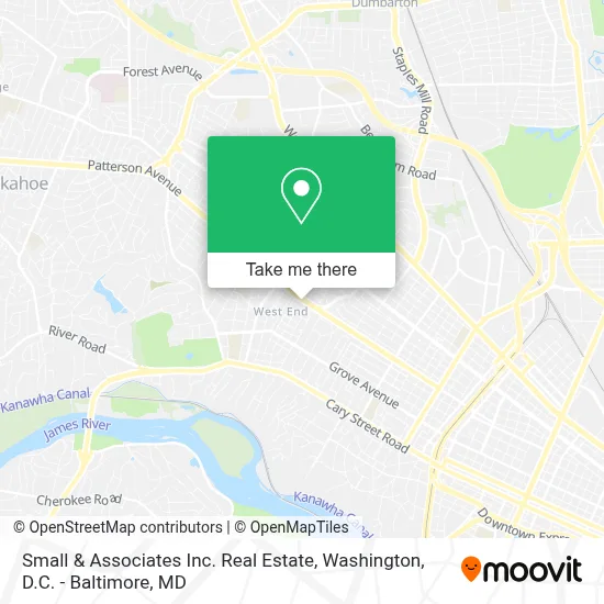 Small & Associates Inc. Real Estate map