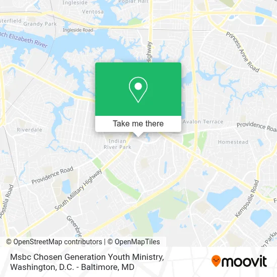 Msbc Chosen Generation Youth Ministry map