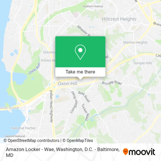 Amazon Locker - Wae map