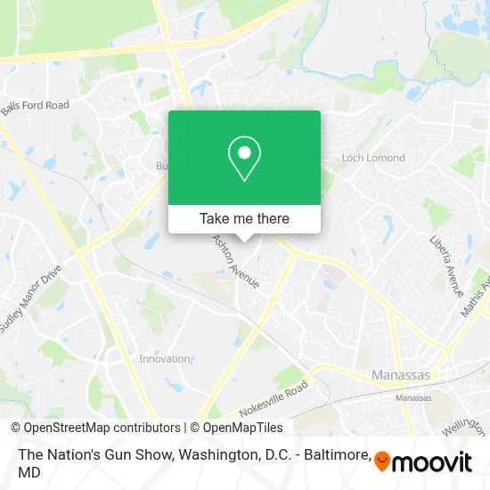 The Nation's Gun Show map