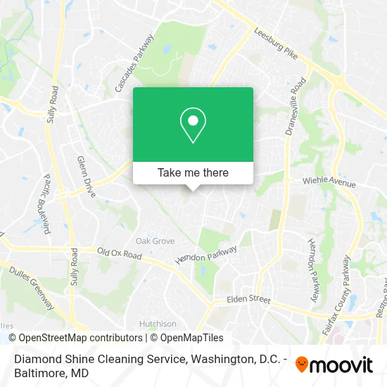 Diamond Shine Cleaning Service map