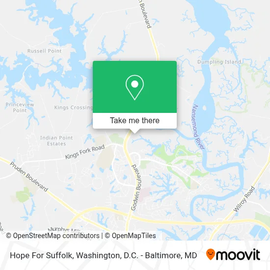 Hope For Suffolk map