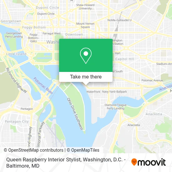 Queen Raspberry Interior Stylist map