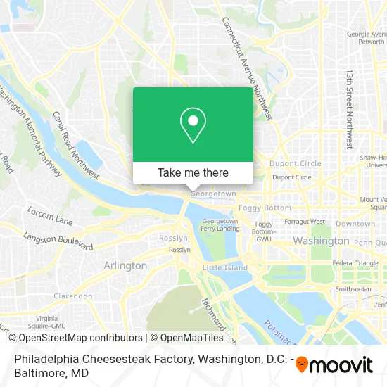 Philadelphia Cheesesteak Factory map