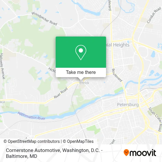 Cornerstone Automotive map