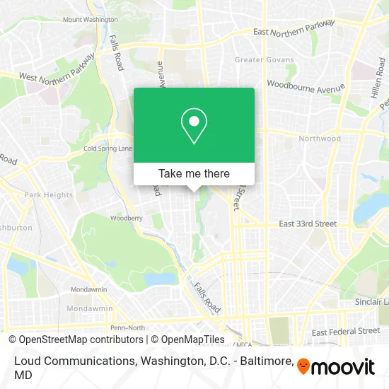Loud Communications map