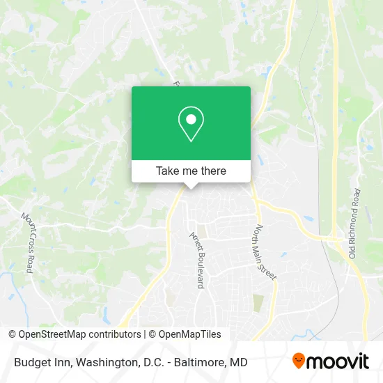 Budget Inn map