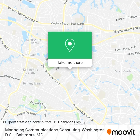 Managing Communications Consulting map