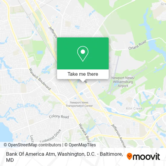 Bank Of America Atm map