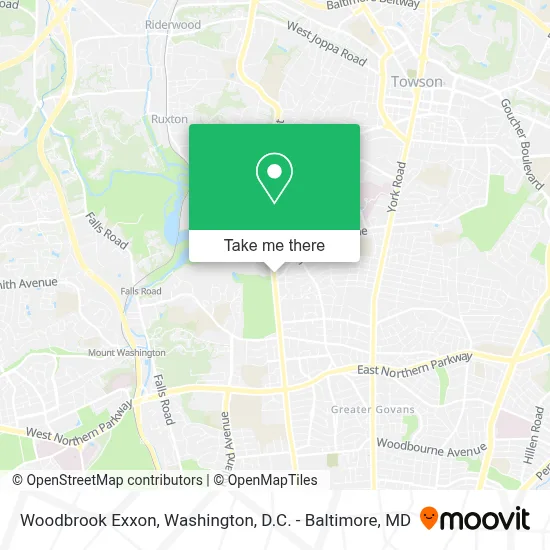 Woodbrook Exxon map