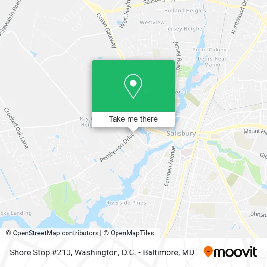 Shore Stop #210 map