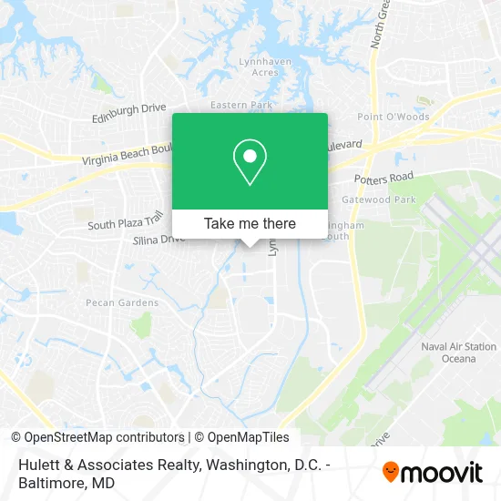 Hulett & Associates Realty map