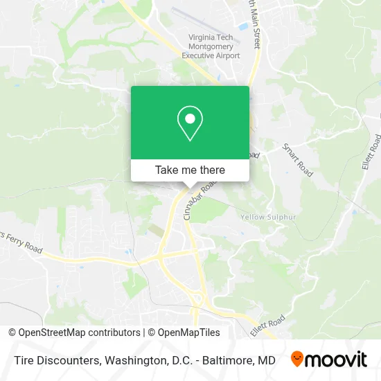 Tire Discounters map