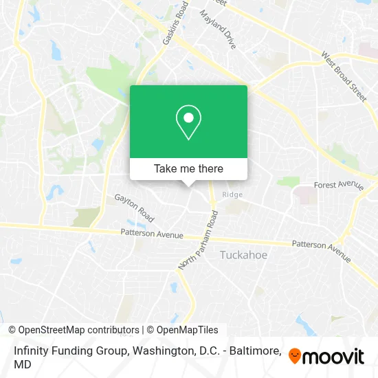 Infinity Funding Group map