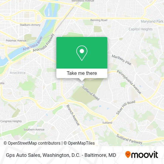 Gps Auto Sales map
