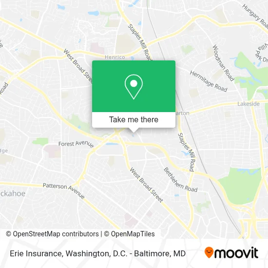 Erie Insurance map