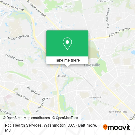 Rcc Health Services map