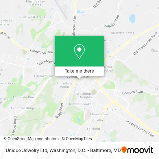 Unique Jewelry Ltd map