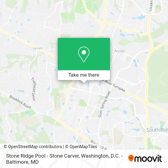 Stone Ridge Pool - Stone Carver map