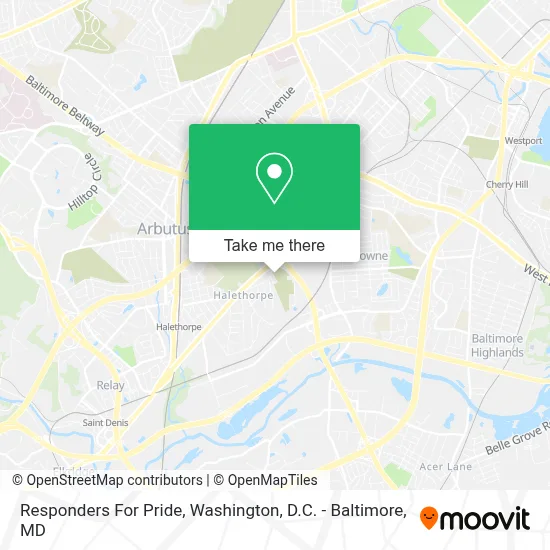 Responders For Pride map