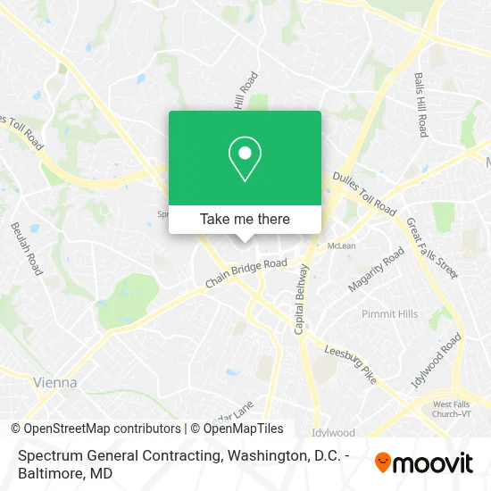 Spectrum General Contracting map