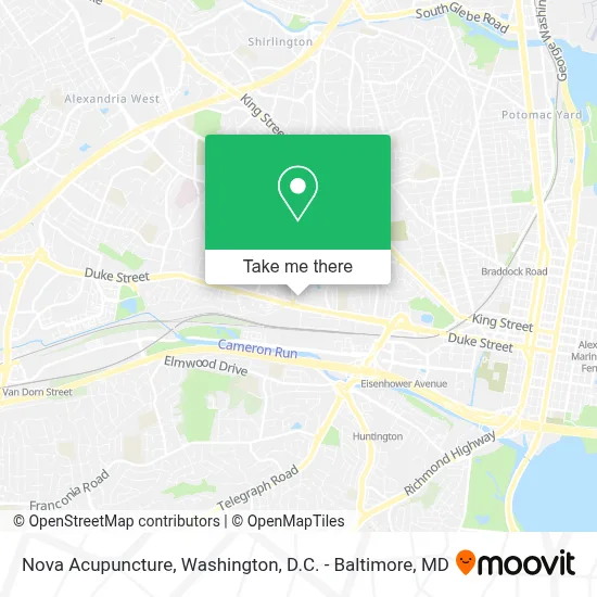 Nova Acupuncture map