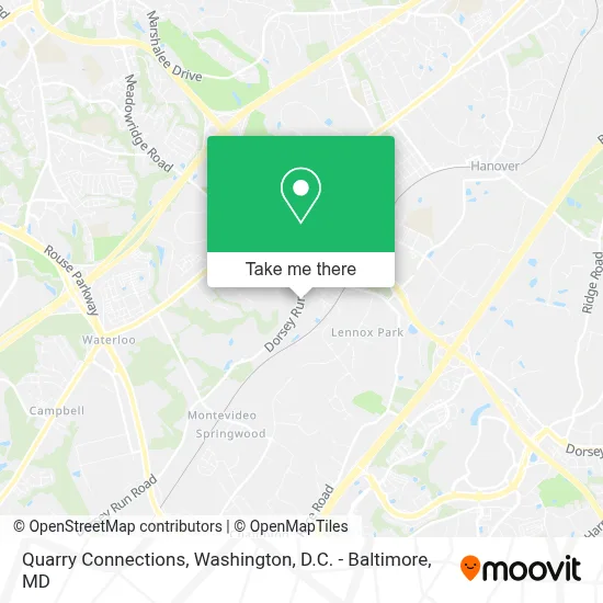 Quarry Connections map