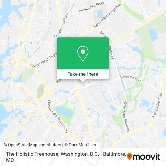 The Holistic Treehouse map