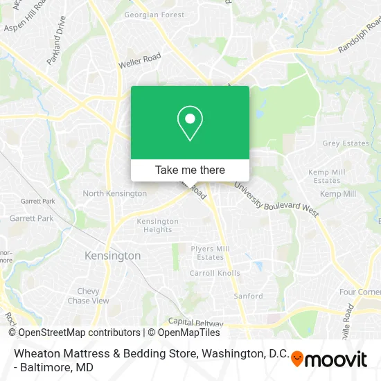 Wheaton Mattress & Bedding Store map