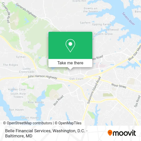 Belle Financial Services map