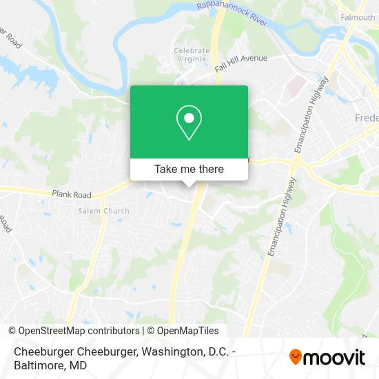 Cheeburger Cheeburger map