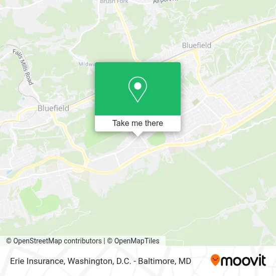 Erie Insurance map
