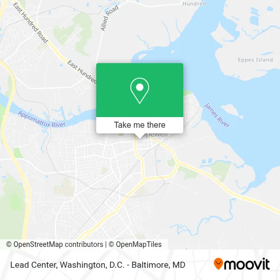 Lead Center map