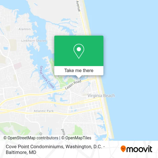 Cove Point Condominiums map