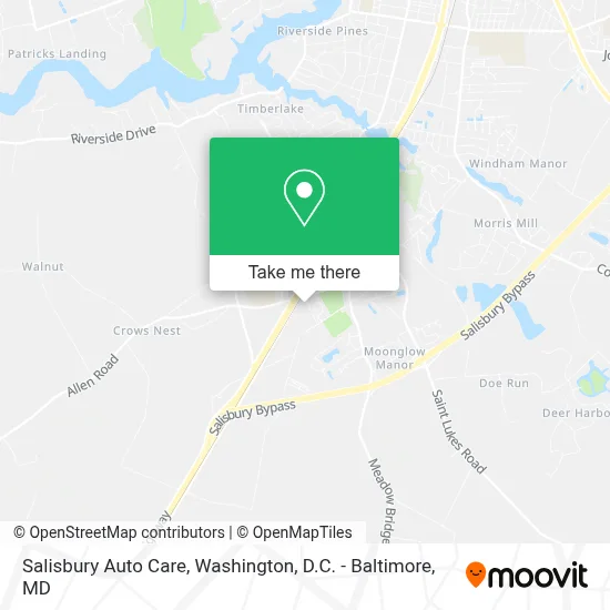 Salisbury Auto Care map