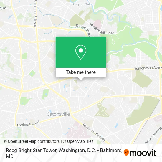 Rccg Bright Star Tower map