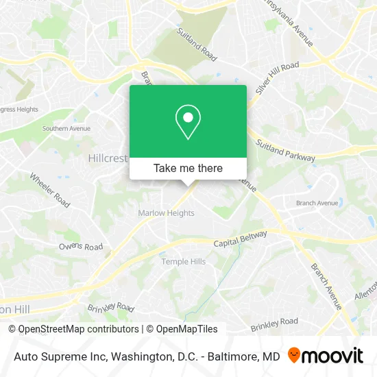 Auto Supreme Inc map