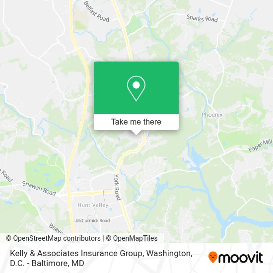 Kelly & Associates Insurance Group map
