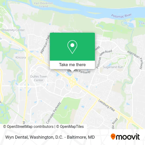Wyn Dental map