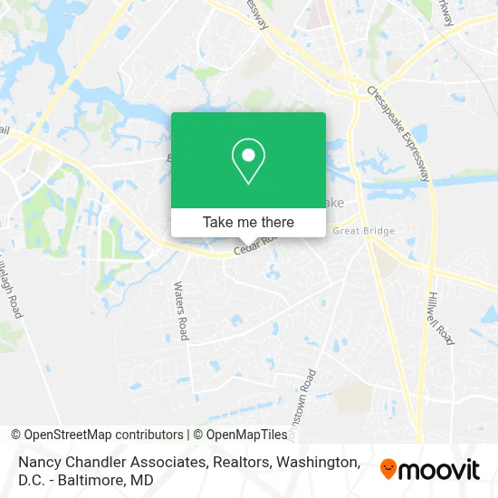 Nancy Chandler Associates, Realtors map