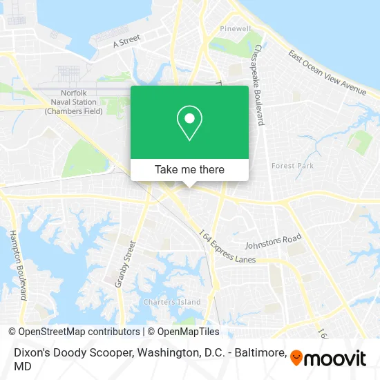 Dixon's Doody Scooper map