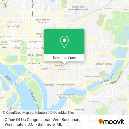 Office Of Us Congressman Vern Buchanan map