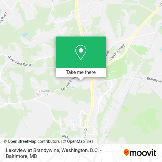 Lakeview at Brandywine map