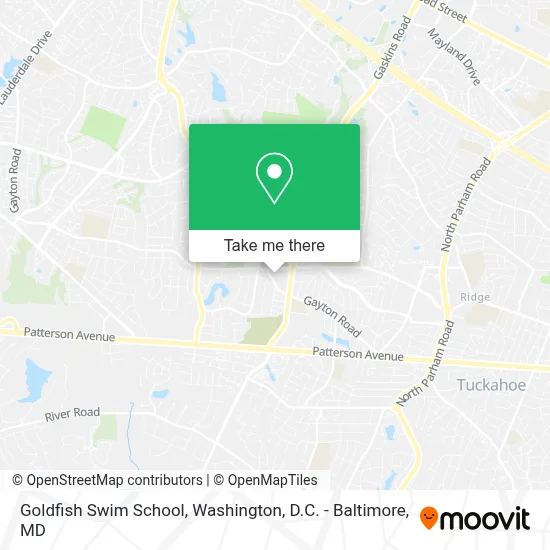 Goldfish Swim School map