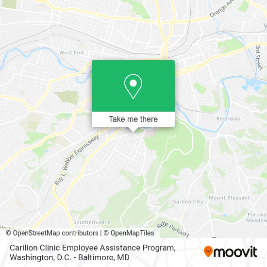 Carilion Clinic Employee Assistance Program map