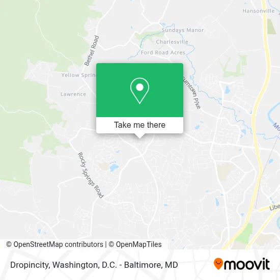 Dropincity map