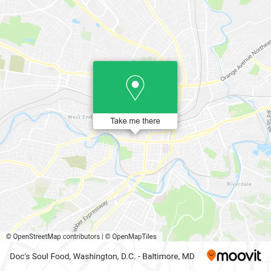 Doc's Soul Food map