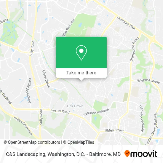 C&S Landscaping map